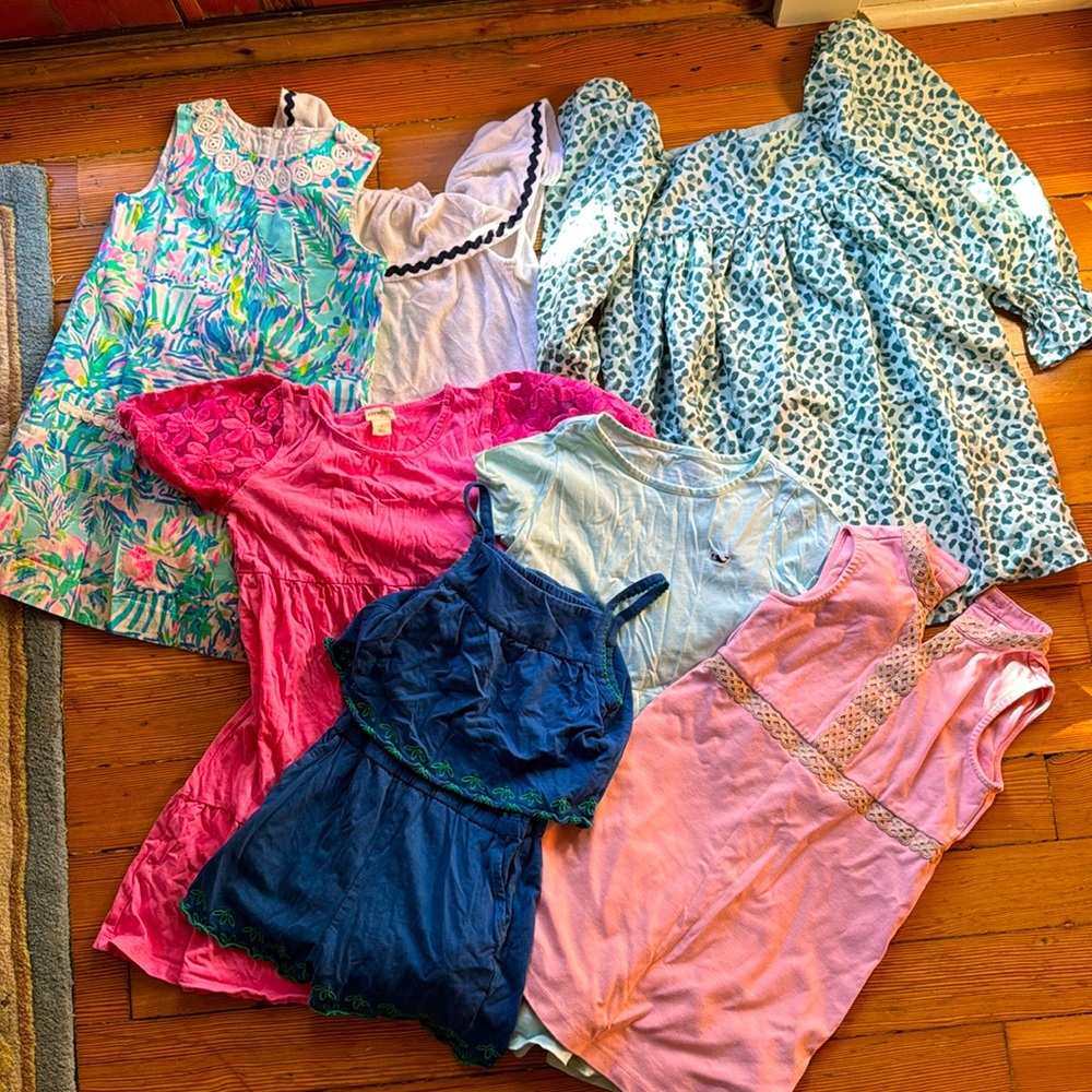 Lily Pulitzer Crew Cuts Vineyard Vines Janie and Jack girls lot 7